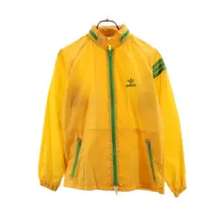 アディダス 70s 80s ヴィンテージ デサント製 ADS-200 ナイロンジャケット S イエロー adidas メンズ 【中古】  【231022】