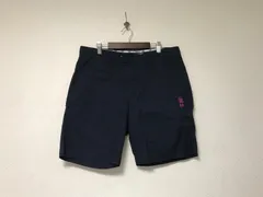 31,900円新品タグ付き【パーリーゲイツ】雷刺繍 ショートパンツ 紺 4(M) 31，900円新品タグ付き【パーリーゲイツ】雷刺繍 ショートパンツ