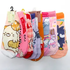 サンリオ/すみっコぐらし他 靴下 キャラクター ソックス 未使用 8点セット まとめて 大量 キッズ レディース SANRIO etc etc