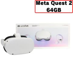 Meta Quest 2 (メタクエスト) 64GB 完全ワイヤレスオールインワンVRヘッドセット【非常に良い(A)】
