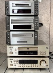 DENON デノン オーディオ機器    AVR-F 100 DVD-F100 DRR-M7 D-M7 DMD-M7 アンプ DVD CD MD  コンポ  現状品