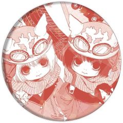 [중고] 배지·빈즈 좌식동자 [귀등의 냉철 홀로그램캔 배지(65mm) 01.공식 일러스트]