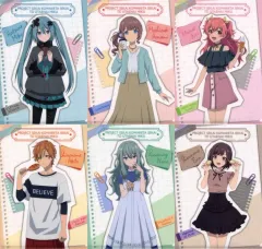 【中古】クリアファイル 全6種セット オリジナルA4クリアファイル 「劇場版プロジェクトセカイ 壊れたセカイと歌えないミク×ローソン」 対象お菓子購入特典