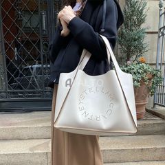 STELLA McCARTNEY ステラマッカートニー 502793 W8542 9000/ホワイト ポシェット付きトートバッグ