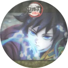 【中古】バッジ・ビンズ E.冨岡義勇 「鬼滅の刃 柱稽古編×ufotable Cafe×マチ★アソビCAFE リアルタイムカフェ 第七話 義勇と実弥のアニメーション缶バッジ」