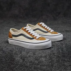 【今日特価】Vans Style 36 Decon VR3 SF ブラウン パッチワーク スニーカー！送料無料！在庫限定のお得な価格です！