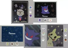 【中古】クリアファイル 全5種セット クリアステッカー＆ギミッククリアファイルセット 「一番くじ Pokemon Type：Ghost」 G賞