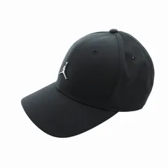 ナイキ NIKE JORDAN BRAND 美品 CLASSIC99 メタル ジャンプマン キャップ 帽子 黒 ブラック CW6410-010 /HO△ 0325