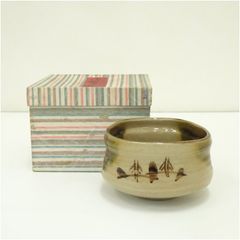 茶道具】抹茶茶碗 ひな祭り 立雛絵 音羽山作 清水焼 京焼 - メルカリ