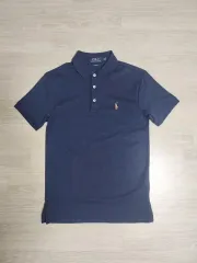 ポロ Ralph Lauren(ラルフローレン) ネイビー 半袖 ポロTシャツ XS 女性 S