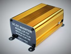 DC-DCアップバーター9V～13.5V⇒13.8V 安定化電源AM小型軽量！