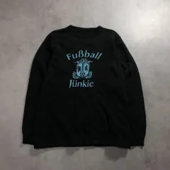GQ1388◇SOPHNET : FuBball Junkie ウールニットセーター◇L◇黒に近い ソフネットのサムネイル