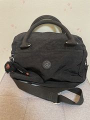 Kipling キプリング　2way ハンドバッグ　ショルダーバッグ　収納多め　ブラック　中古