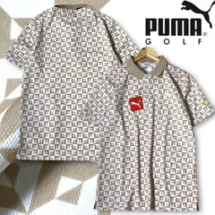 新品 定価1.2万 プーマ ゴルフ 吸汗速乾 体温調整機能素材 熱中症防止 ストレッチカノコ モノグラム 半袖 ポロシャツ PUMA GOLF ゴルフウェア 627603 メンズ スポーツ アウトドア レジャー 普段使い タウンユース 春夏秋