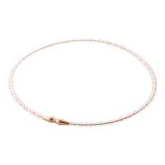 【佐藤輝明選手・丸佳浩選手 愛用商品】phiten(ファイテン) RAKUWAネックレス EXTREME エクストリーム クリスタルタッチ ピンクゴールド/クリア 45cmのサムネイル