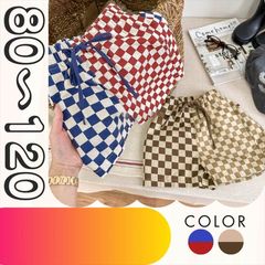 【送料無料】ツートン柄ショートパンツ 女の子 ベビー キッズ 80 90 100 110 120 韓国子供服 ズボン ボトムス ブラウン ブルー 海外子供服