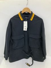 【タグ付き】CHARI&Co×WILD THINGS チャリアンドコー×ワイルドシングス SLICER SWEATS POLO SHIRT スウェットポロシャツ Mサイズ 黒 /m 250402 F2461 00706ma◇130
