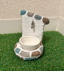 お水入れ　爬虫類　レンガ