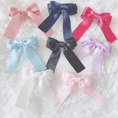 ❤️小さめリボンのクリップピン❤️2個セット