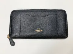 ◆COACH コーチ 長財布 ブラック 黒 ウォレット ラウンドファスナー パテント レザー レディース (他1072)
