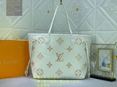 ルイヴィトン LOUIS VUITTON トートバッグ オンザゴー MM モノグラムキャンバス リサイクルナイロン ノワール ゴールド