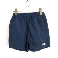 【中古A】THE NORTH FACE KIDS ザノースフェイス キッズ 150cm キッズ ショートパンツ NBG414845 Girl’s WATER SHORT 紺 中古A 古着