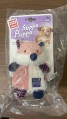GiGwi犬のおもちゃ キツネの音がする 毛皮 噛みに耐える 解き癒し 2種類の音がする 中小型犬