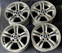 ☆送料無料☆BMW E83 純正 17インチ ホイール4本 8J 46 PCD120 ハブ径    No.622