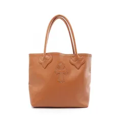 クロムハーツ CHROME HEARTS トートバッグ FS セメタリークロスパッチ ブラウン レザー FSトートクロスパッチ付き ユニセックス Used Bのサムネイル