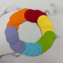 クラフトパンチ　丸　6色