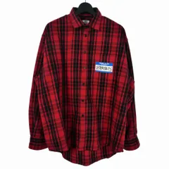 VETEMENTS PREAPOTER 総柄シャツ 変形 XLサイズ