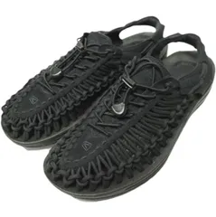 KEEN キーン UNEEK ユニーク 1014097 US8.5(26.5cm) Black 編み込み アウトドア サンダル シューズ g21490