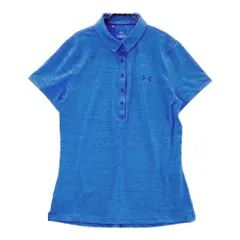 サイズ：XL UNDER ARMOUR アンダーアーマー 1302845 半袖ポロシャツ  ブルー系 [240101418053] ゴルフウェア レディース ストスト