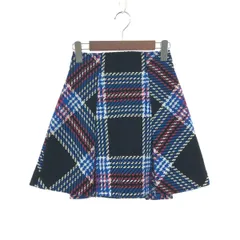 未使用品 snidel スナイデル ロービングチェックスカート スカート サイズ:0  ブラック  レディース 　240001148386