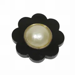 シャネル　Chanel　カメリア　フェイクパール　片方のみ　ブランド小物　イヤリング　レディース