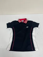 送料無料　YONEX VERYCOOL ヨネックス　半袖Tシャツ　ハーフジップ　ポロシャツ　テニスウェア　レディース　Mサイズ　ハーフジップ　#70621sbs