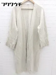 ◇ Mila Owen ミラ オーウェン 長袖 ガウン コート サイズ1 アイボリー系 レディース 【中古】 【1002801137526】