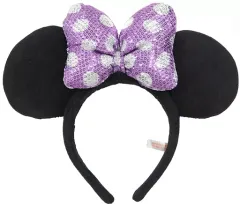 【中古】アクセサリー(非金属) ミニーマウス カチューシャ(パープル) 「ディズニー」 東京ディズニーランド限定