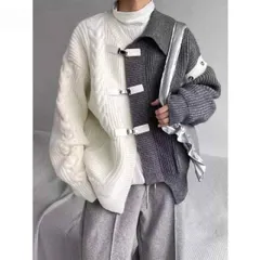 秋冬 メンズ  服 シンプル ファッション オシャレ 大人 かっこいい 大きいサイズ ストリート 紳士服 冬 ゆったり ハイエンド セーター ニット カーディガン ジャケット