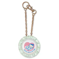 新品 【cocomam】マタニティロゼット フリルリボンキーホルダー 両面タイプ ママになるみなさまへ ギフト プレゼント お祝い 日本製 マタニティマーク (14ミントグリーン)