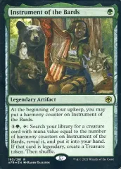 【中古】マジックザギャザリング 190/281[R]：【AFR】【FOIL】Instrument of the Bards/インストゥルメント・オヴ・ザ・バーズ