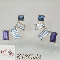 選べる2種類 18金ゴールド ピアス K18 品番ad-051 2営業日前後の発送予定