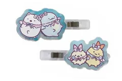 アイ【送料無料】【日本製】【すみっコぐらし】オーロラアクリルクリップ【しろくまとかげ】【すみっこぐらし】【サンエックス】【髪留め】【髪の毛】【ヘアクリップ】【ヘアアクセサリー】【ヘアアイテム】【2個入り】【2個セット】【雑貨】【グッズ】【かわいい】