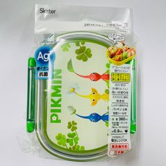 【新品・訳あり】ピクミン　抗菌食洗機対応　ふわっとタイトランチボックス　360ml　お弁当箱　PIKMIN Lunch Box Skater（スケーター）