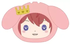 【中古】ぬいぐるみマスコット・ぬいぐるみバッジ 朱桜司 おまんじゅうにぎにぎマスコット 「あんさんぶるスターズ!×サンリオキャラクターズ」