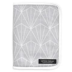 COLORFUL CANDY STYLE 新品   マルチケース 母子手帳ケース ファスナータイプ マルチケース シルバーライト シルバー グレー 北欧 マルチケース 母子手帳ケース カバー ブランド ファスナー おしゃれ 二人用 2人用 大きめ