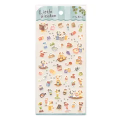 Little kitchen/リトルキッチン ステッカー【パフェ屋さん】かわいい デコ シール 81 