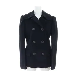 ラルフローレン RALPH LAUREN ウールカシミヤ ピーコート Pコート アウター 2 黒 ブラック /DF ■OSのサムネイル