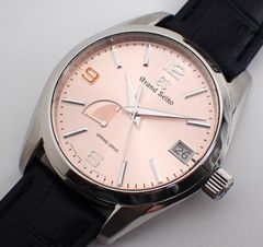 新品仕上げ済 GRAND SEIKO(グランドセイコー) スプリングドライブ SBGA371 SS/革 秋元康プロデュース 500本限定 社外革ベルト メンズ
