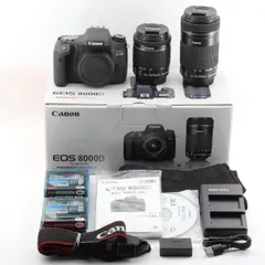 2025年最新】EOS 8000D ダブルズームキットの人気アイテム